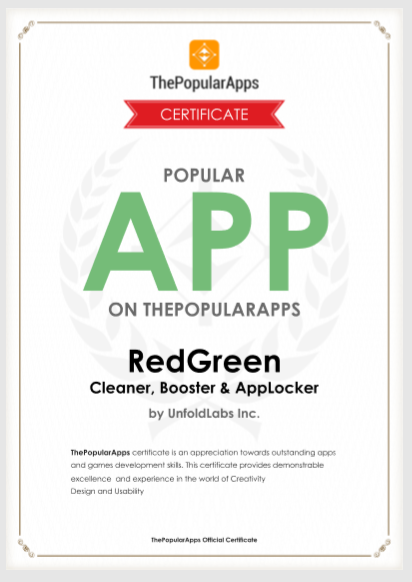 RedGreen Certificate